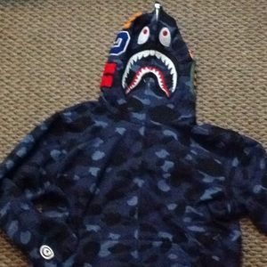 Bape Blue Camo Full Zip